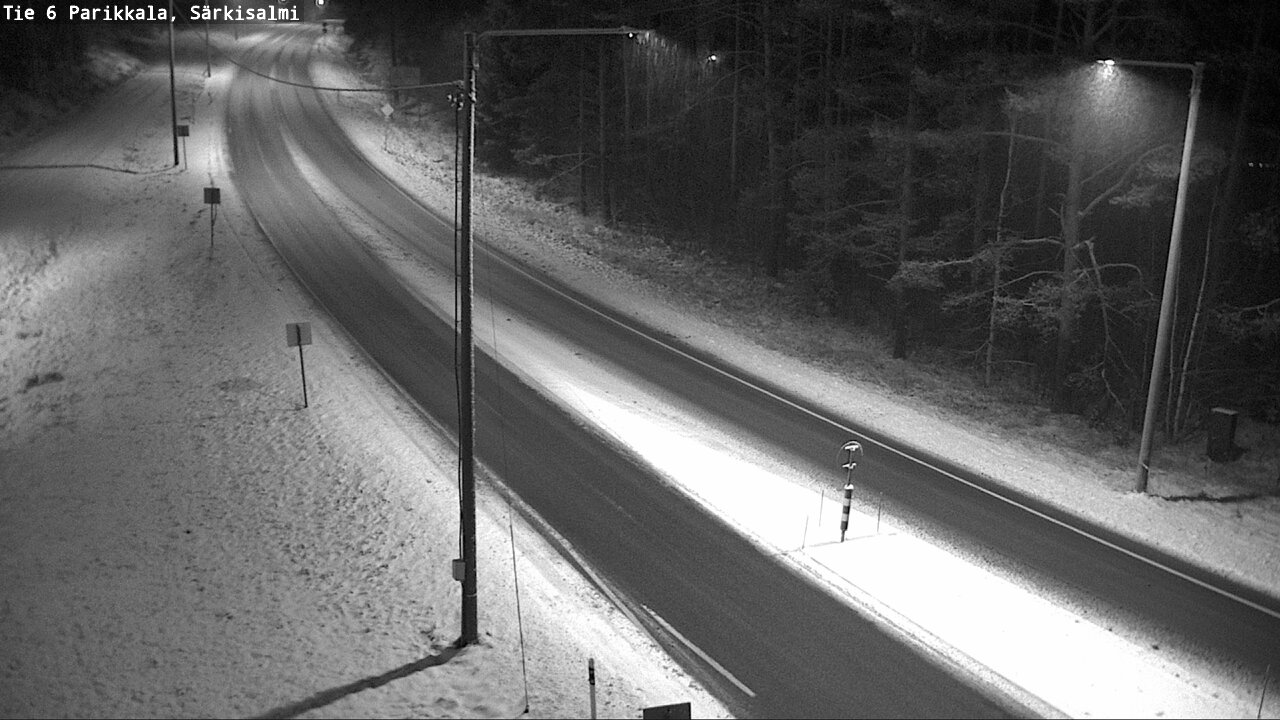 Weather Camera Image Väg 6 Parikkala, Särkisalmi, Parikkala, Etelä-Karjala