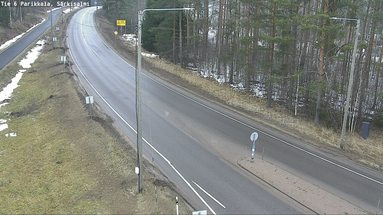 Weather Camera Image Road 6 Parikkala, Särkisalmi, Parikkala, Etelä-Karjala