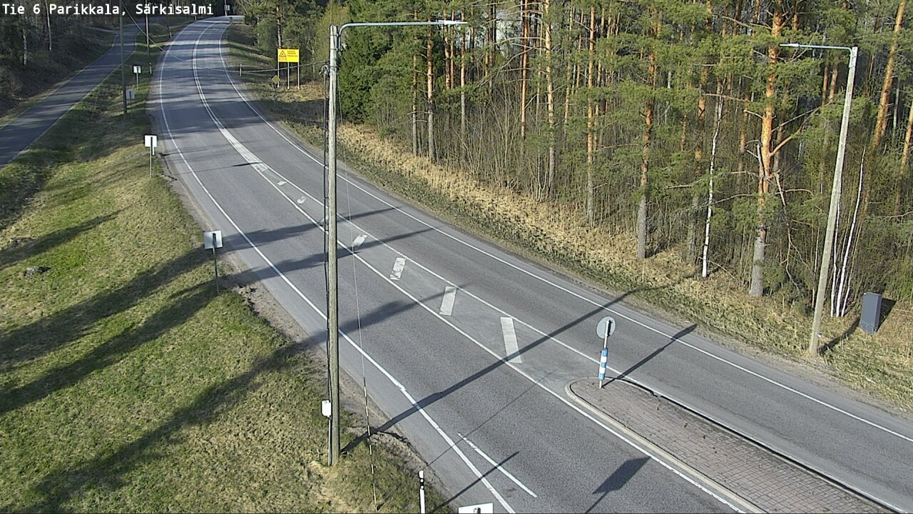 Weather Camera Image Väg 6 Parikkala, Särkisalmi, Parikkala, Etelä-Karjala