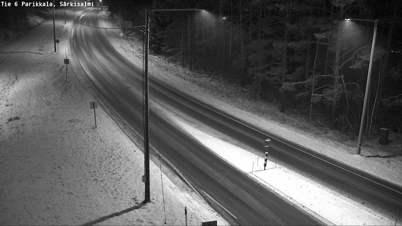 Weather Camera Image Väg 6 Parikkala, Särkisalmi, Parikkala, Etelä-Karjala