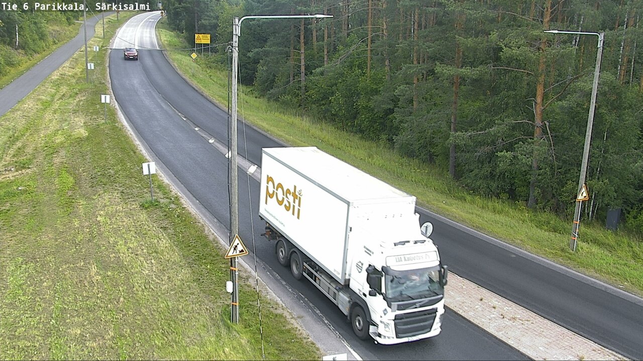 Weather Camera Image Road 6 Parikkala, Särkisalmi, Parikkala, Etelä-Karjala