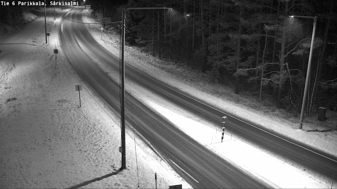 Weather Camera Image Väg 6 Parikkala, Särkisalmi, Parikkala, Etelä-Karjala