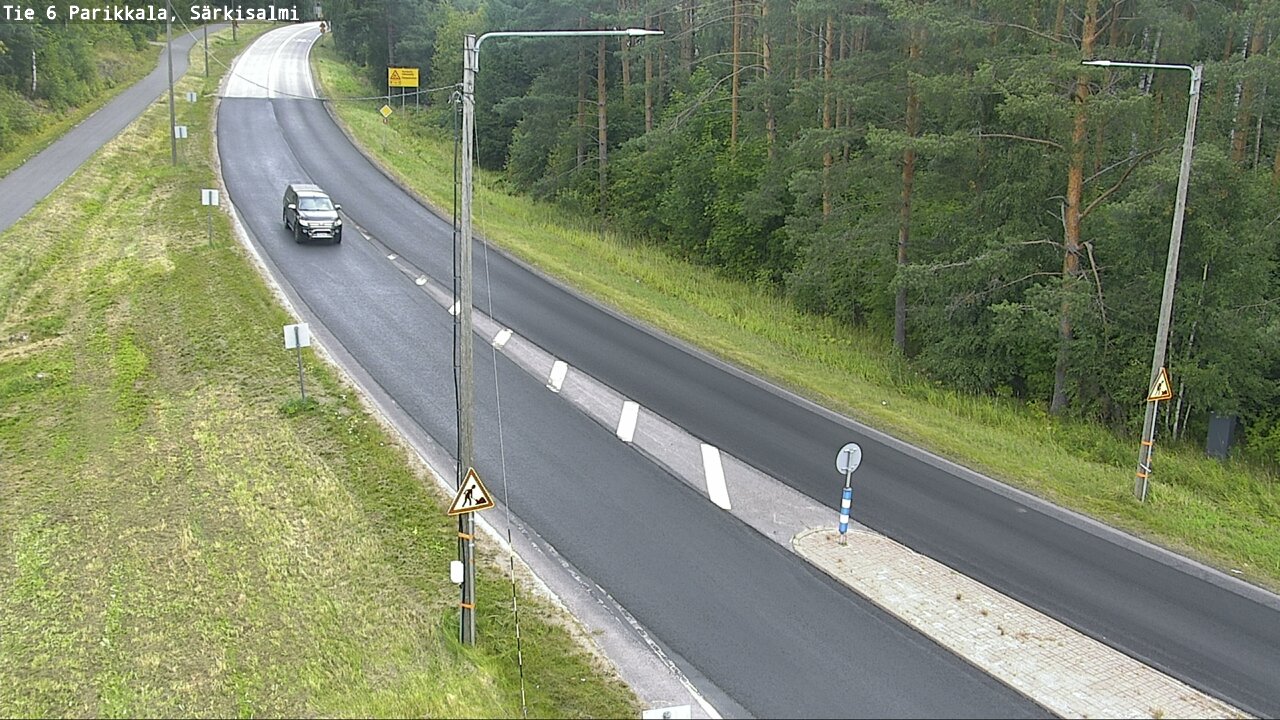 Weather Camera Image Road 6 Parikkala, Särkisalmi, Parikkala, Etelä-Karjala