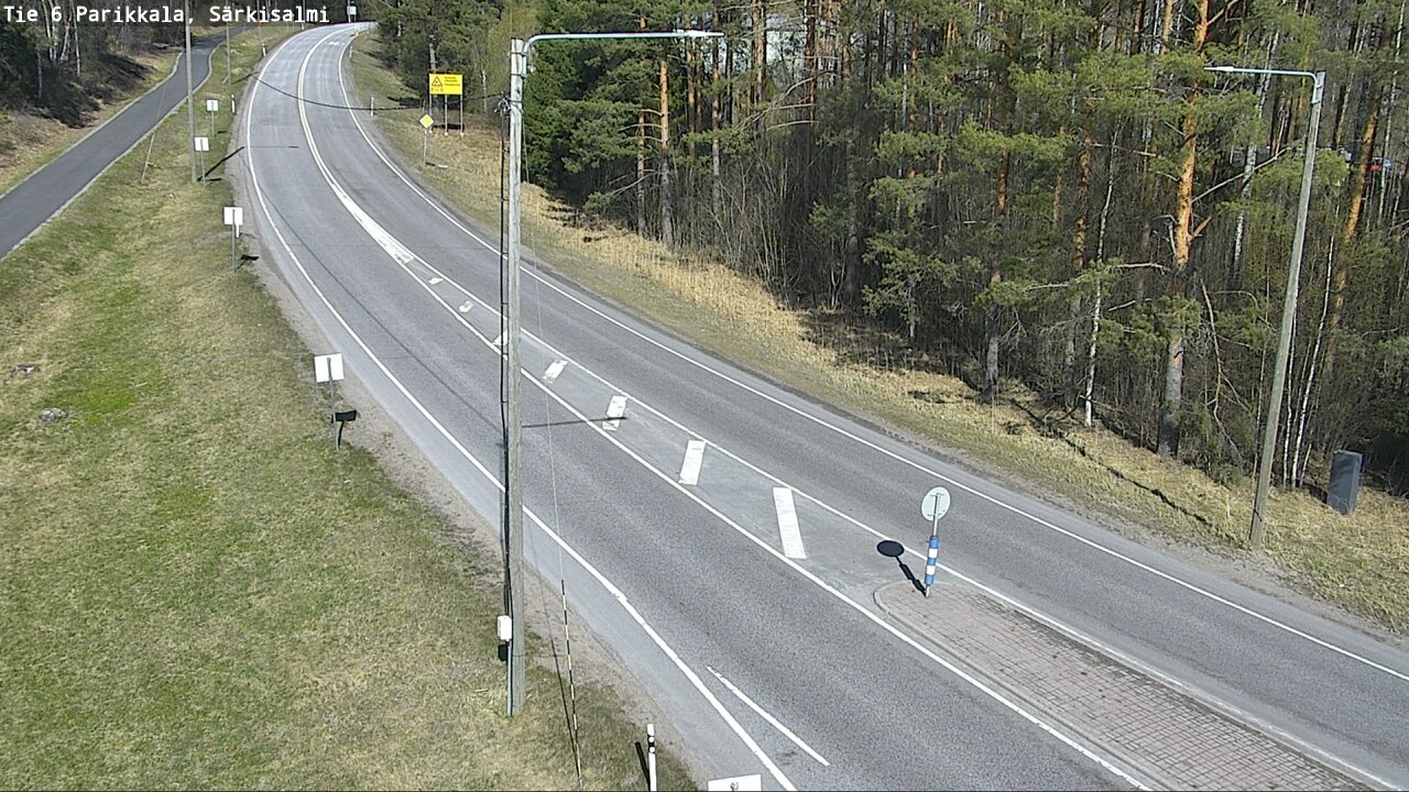 Weather Camera Image Väg 6 Parikkala, Särkisalmi, Parikkala, Etelä-Karjala