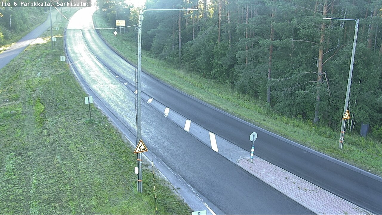 Weather Camera Image Road 6 Parikkala, Särkisalmi, Parikkala, Etelä-Karjala