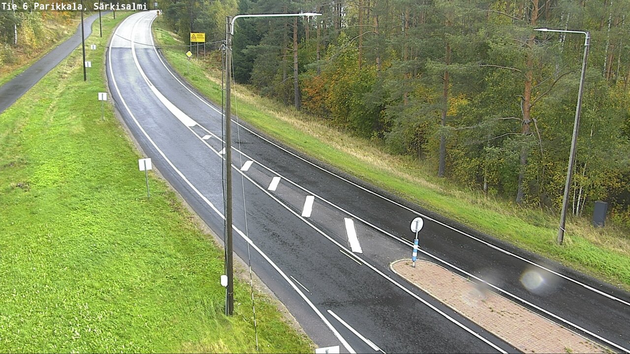 Weather Camera Image Väg 6 Parikkala, Särkisalmi, Parikkala, Etelä-Karjala