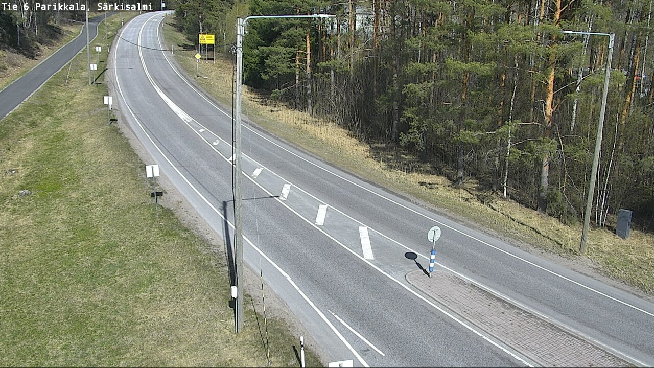 Weather Camera Image Väg 6 Parikkala, Särkisalmi, Parikkala, Etelä-Karjala