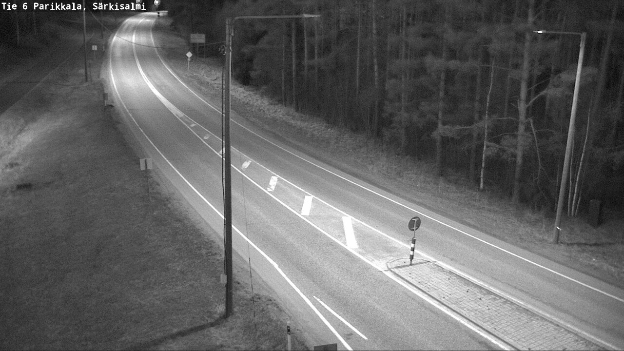 Weather Camera Image Väg 6 Parikkala, Särkisalmi, Parikkala, Etelä-Karjala