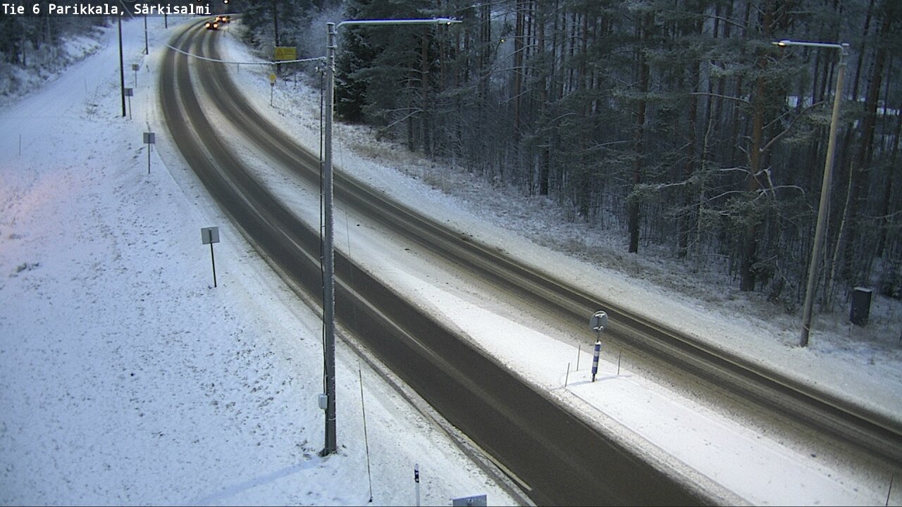 Weather Camera Image Väg 6 Parikkala, Särkisalmi, Parikkala, Etelä-Karjala
