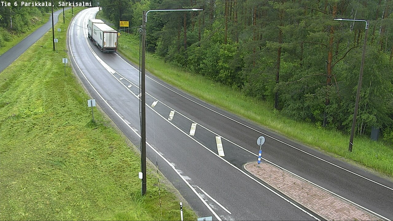 Weather Camera Image Väg 6 Parikkala, Särkisalmi, Parikkala, Etelä-Karjala