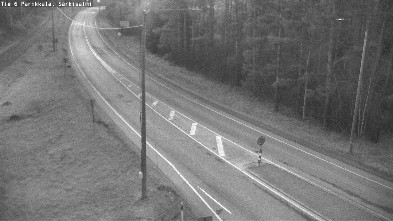 Weather Camera Image Väg 6 Parikkala, Särkisalmi, Parikkala, Etelä-Karjala