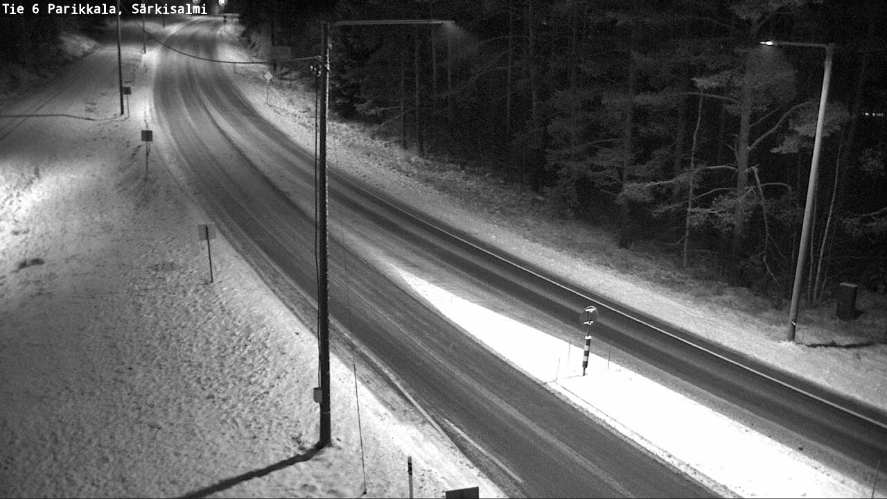 Weather Camera Image Väg 6 Parikkala, Särkisalmi, Parikkala, Etelä-Karjala