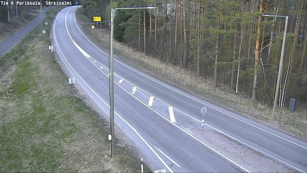 Weather Camera Image Väg 6 Parikkala, Särkisalmi, Parikkala, Etelä-Karjala