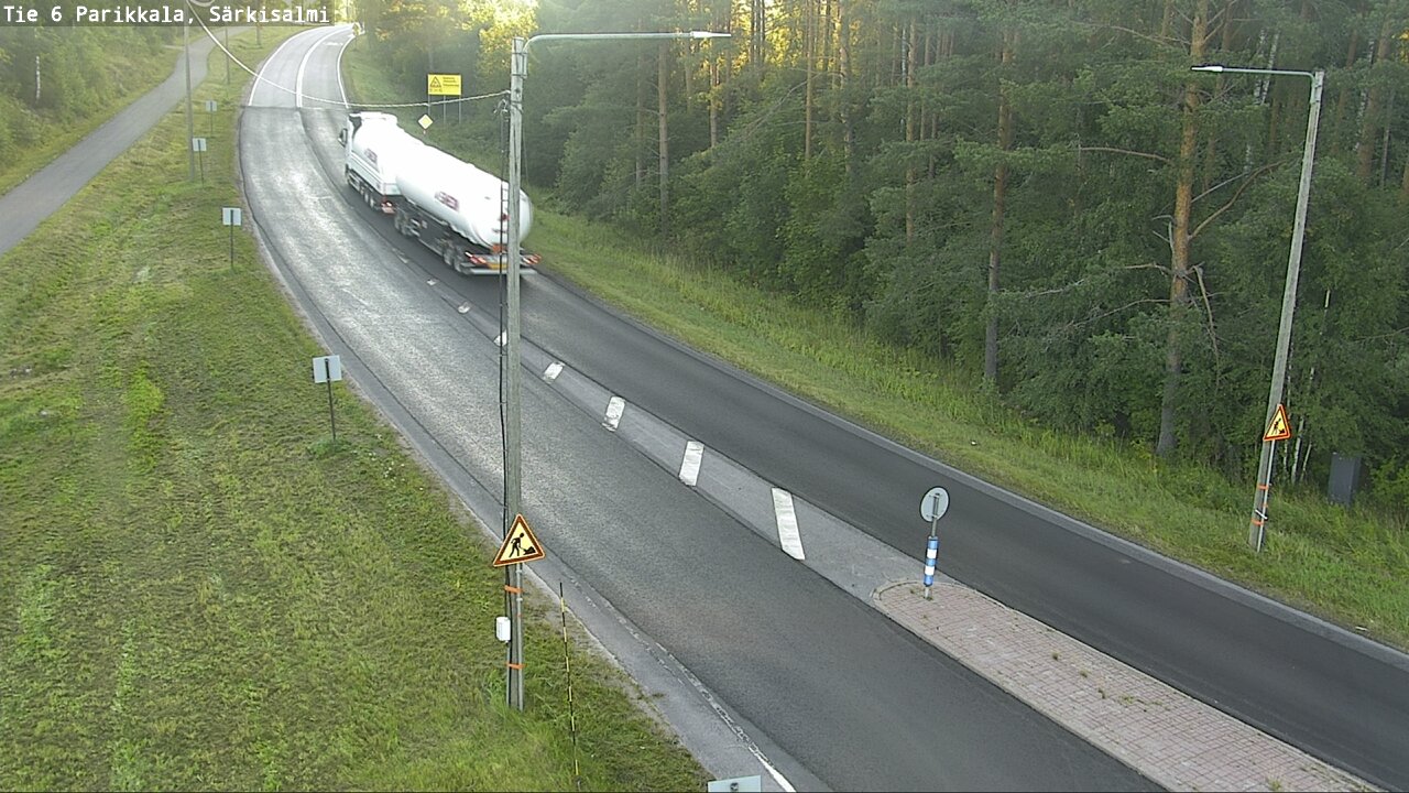 Weather Camera Image Road 6 Parikkala, Särkisalmi, Parikkala, Etelä-Karjala