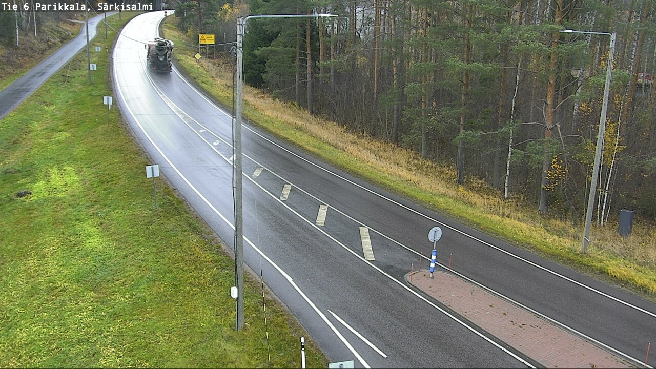 Weather Camera Image Road 6 Parikkala, Särkisalmi, Parikkala, Etelä-Karjala