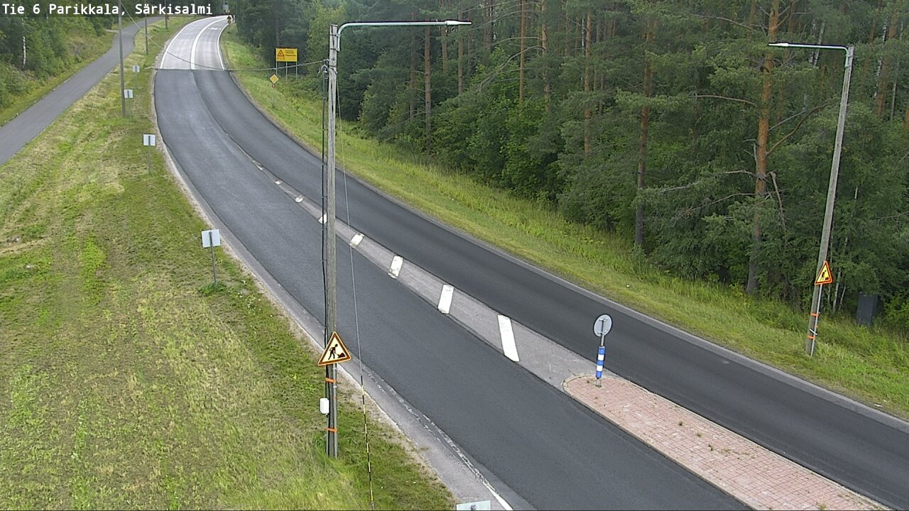 Weather Camera Image Road 6 Parikkala, Särkisalmi, Parikkala, Etelä-Karjala