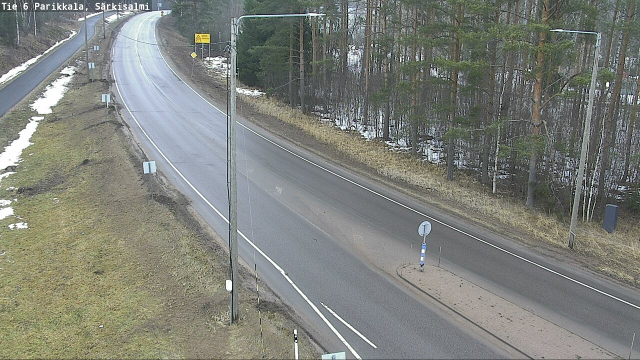 Weather Camera Image Road 6 Parikkala, Särkisalmi, Parikkala, Etelä-Karjala