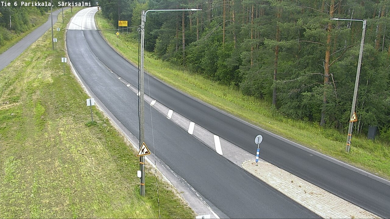 Weather Camera Image Road 6 Parikkala, Särkisalmi, Parikkala, Etelä-Karjala