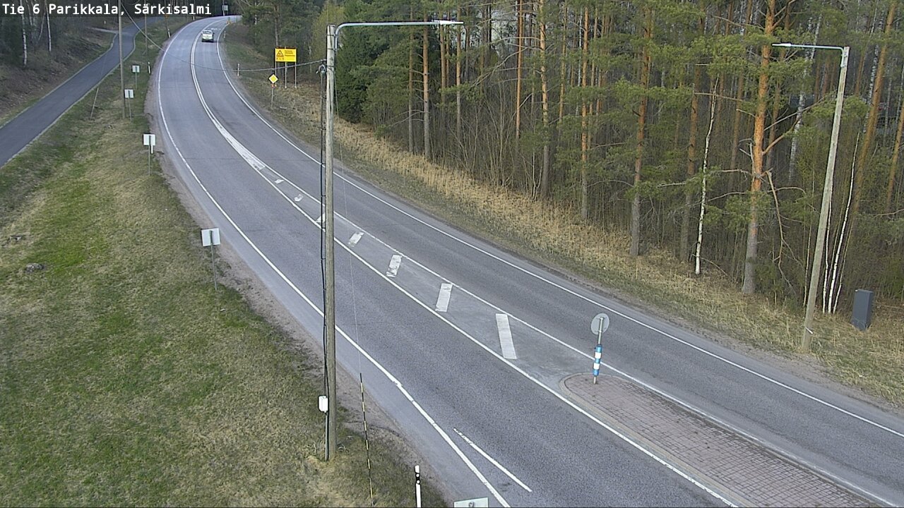 Weather Camera Image Väg 6 Parikkala, Särkisalmi, Parikkala, Etelä-Karjala
