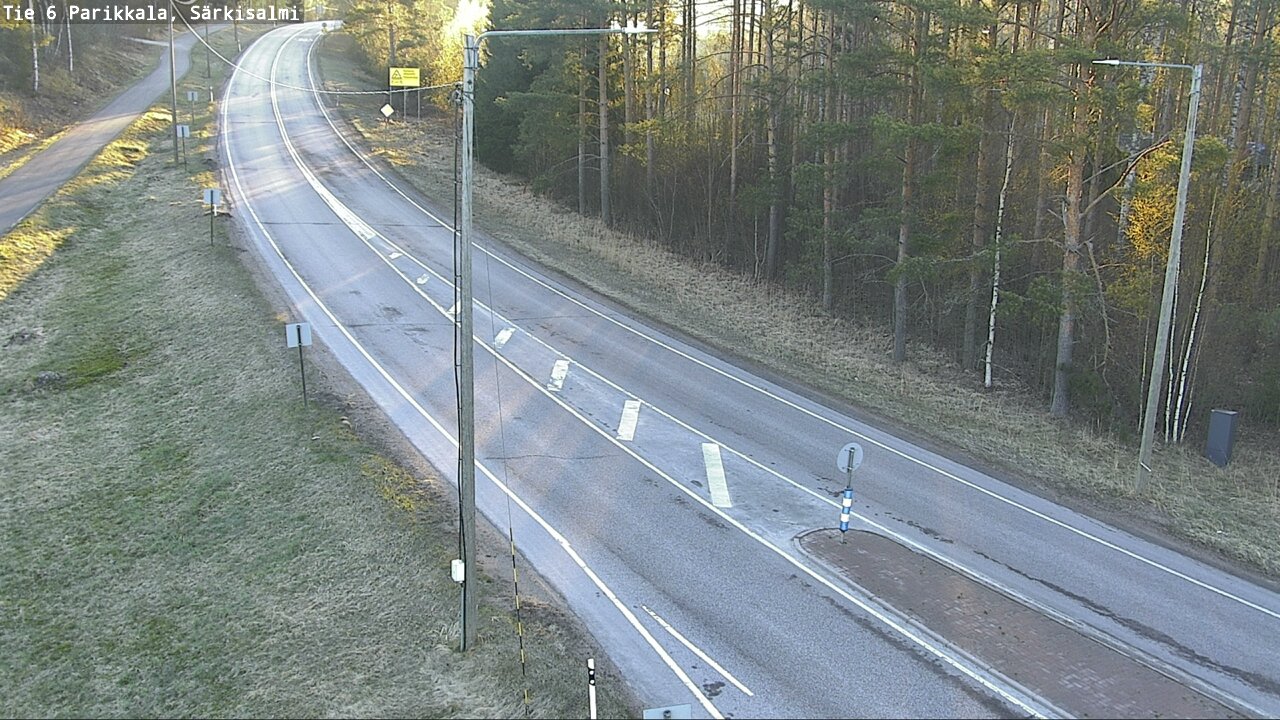 Weather Camera Image Väg 6 Parikkala, Särkisalmi, Parikkala, Etelä-Karjala