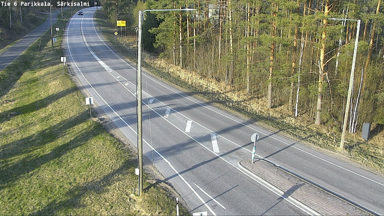 Weather Camera Image Väg 6 Parikkala, Särkisalmi, Parikkala, Etelä-Karjala