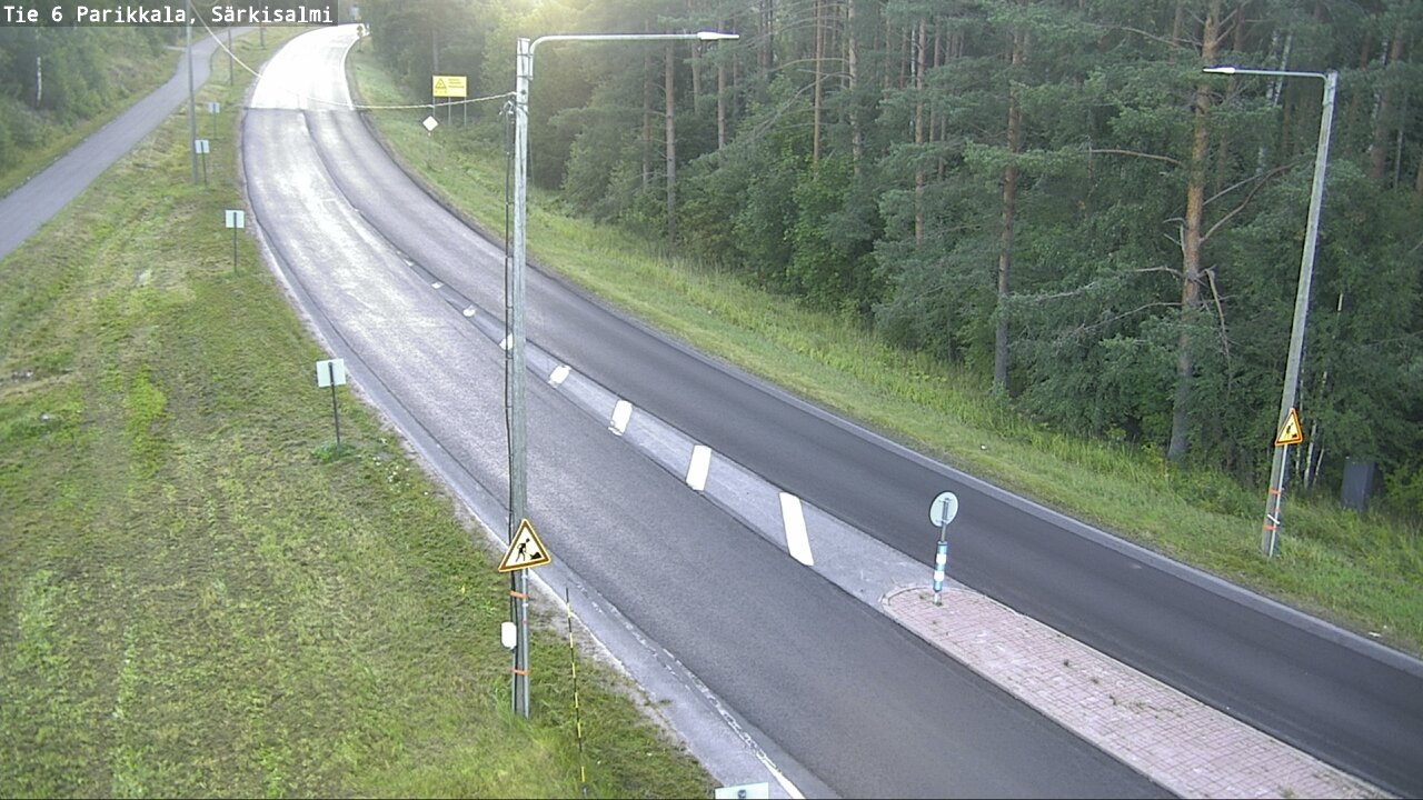 Weather Camera Image Road 6 Parikkala, Särkisalmi, Parikkala, Etelä-Karjala
