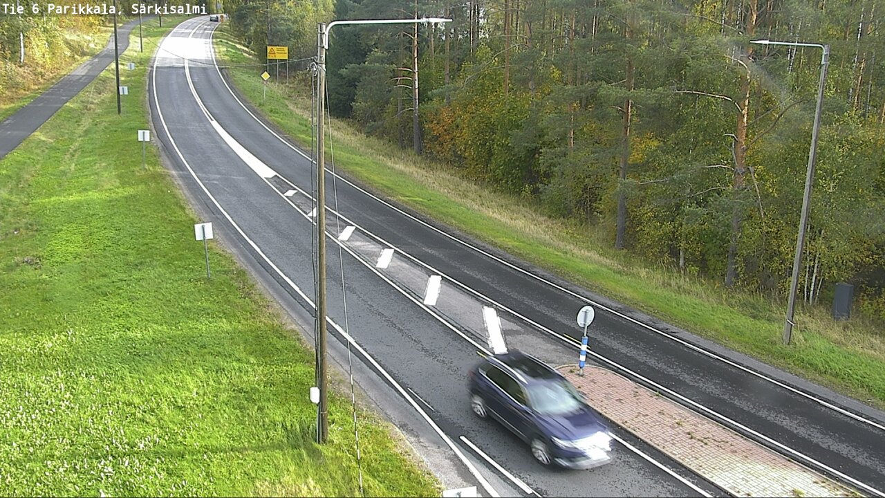 Weather Camera Image Road 6 Parikkala, Särkisalmi, Parikkala, Etelä-Karjala