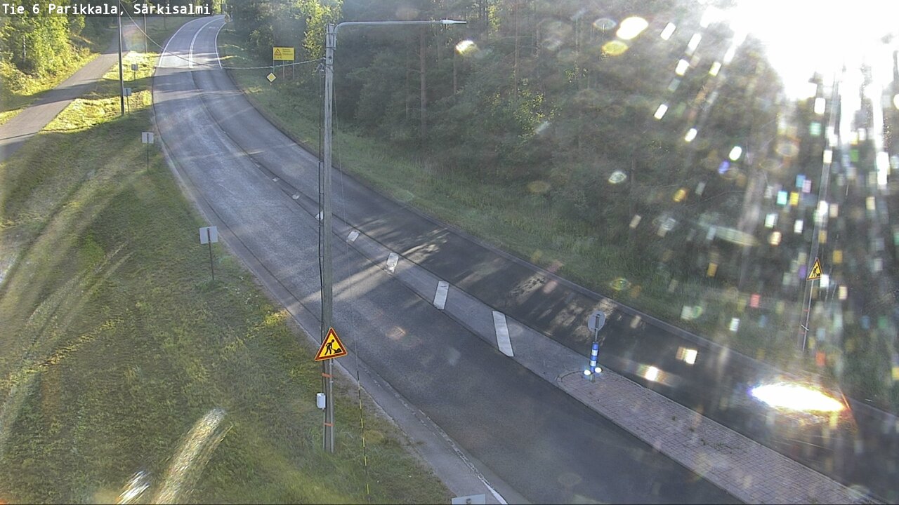 Weather Camera Image Road 6 Parikkala, Särkisalmi, Parikkala, Etelä-Karjala