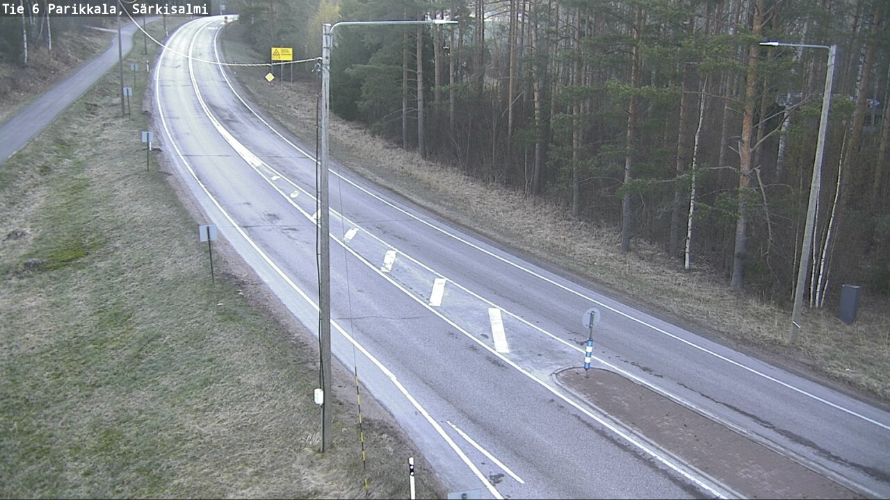 Weather Camera Image Väg 6 Parikkala, Särkisalmi, Parikkala, Etelä-Karjala