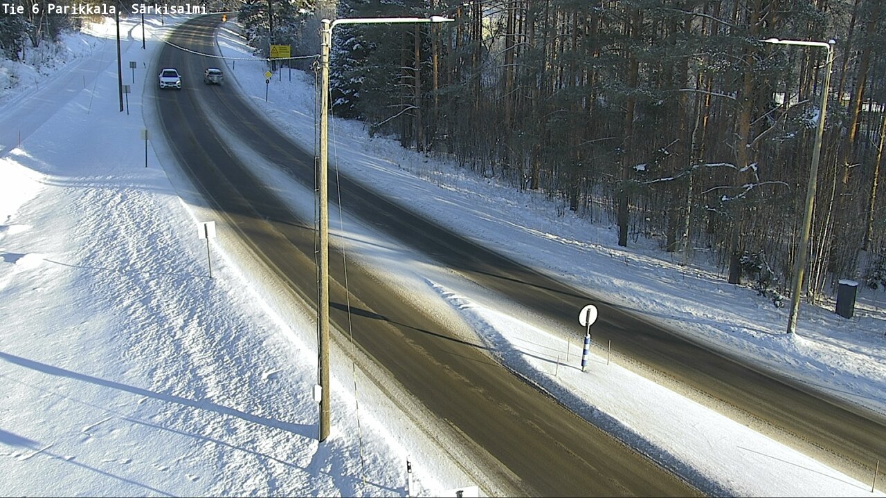 Weather Camera Image Väg 6 Parikkala, Särkisalmi, Parikkala, Etelä-Karjala