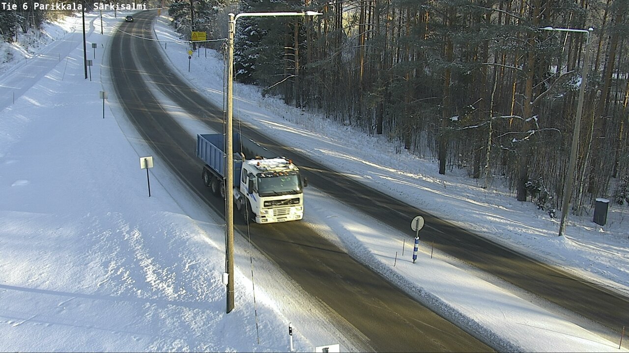 Weather Camera Image Väg 6 Parikkala, Särkisalmi, Parikkala, Etelä-Karjala