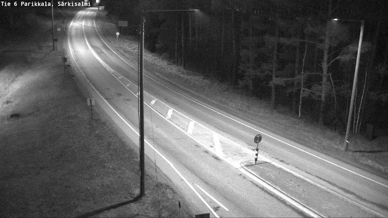 Weather Camera Image Väg 6 Parikkala, Särkisalmi, Parikkala, Etelä-Karjala