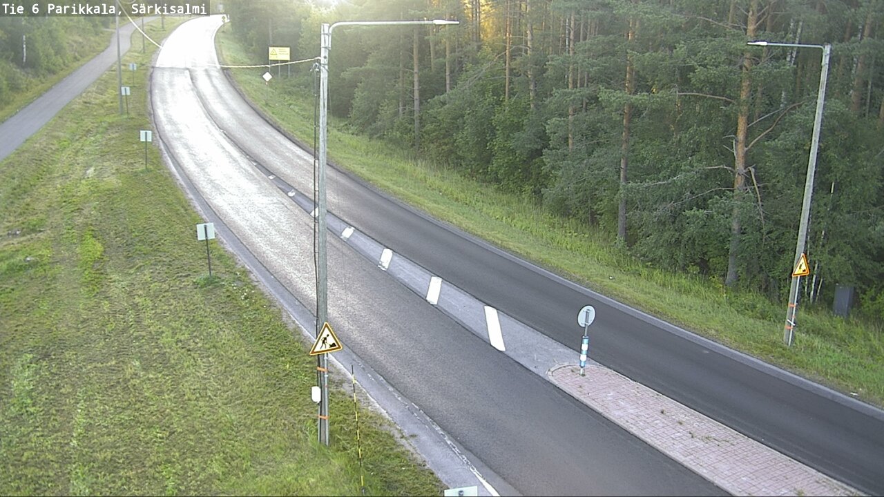 Weather Camera Image Road 6 Parikkala, Särkisalmi, Parikkala, Etelä-Karjala