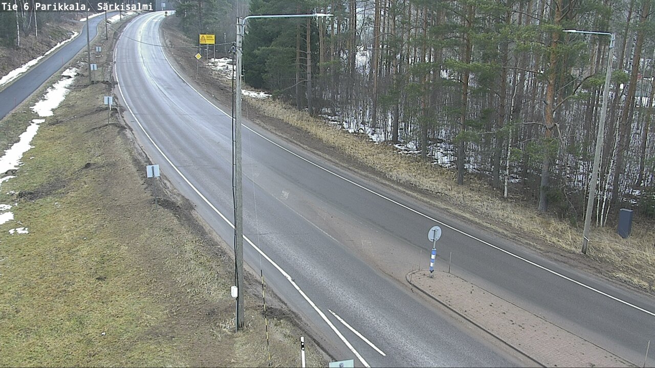 Weather Camera Image Road 6 Parikkala, Särkisalmi, Parikkala, Etelä-Karjala