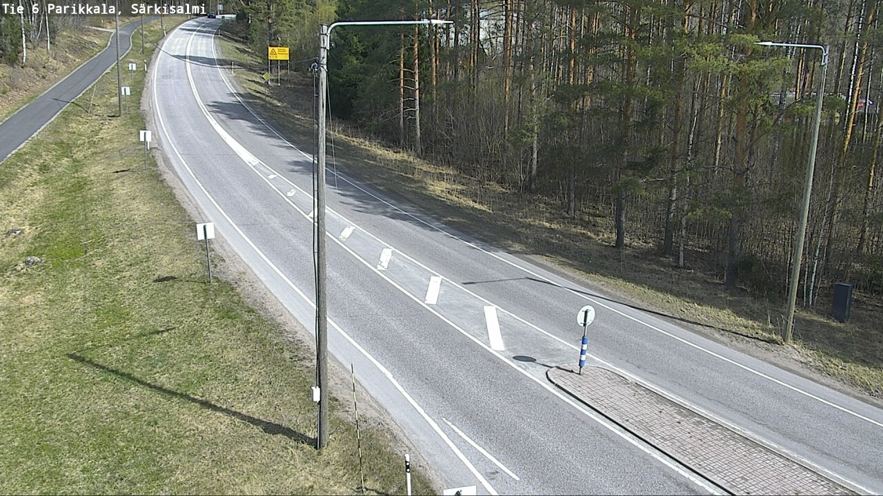 Weather Camera Image Väg 6 Parikkala, Särkisalmi, Parikkala, Etelä-Karjala