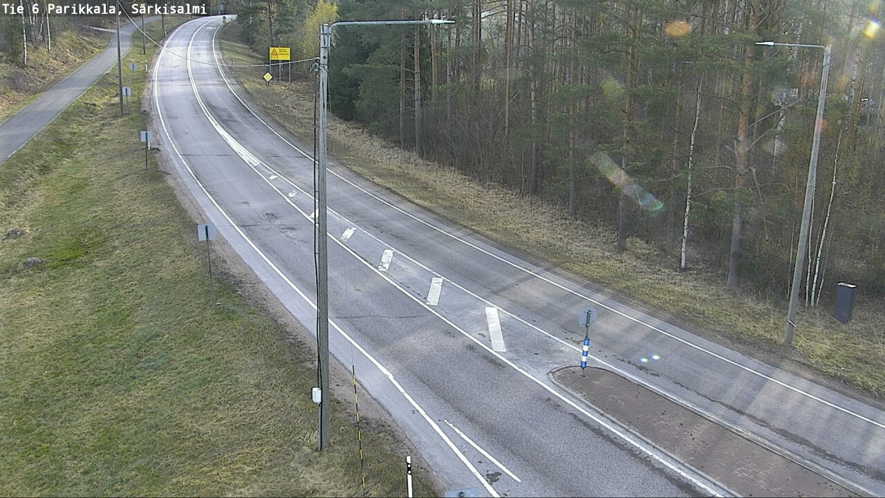 Weather Camera Image Väg 6 Parikkala, Särkisalmi, Parikkala, Etelä-Karjala