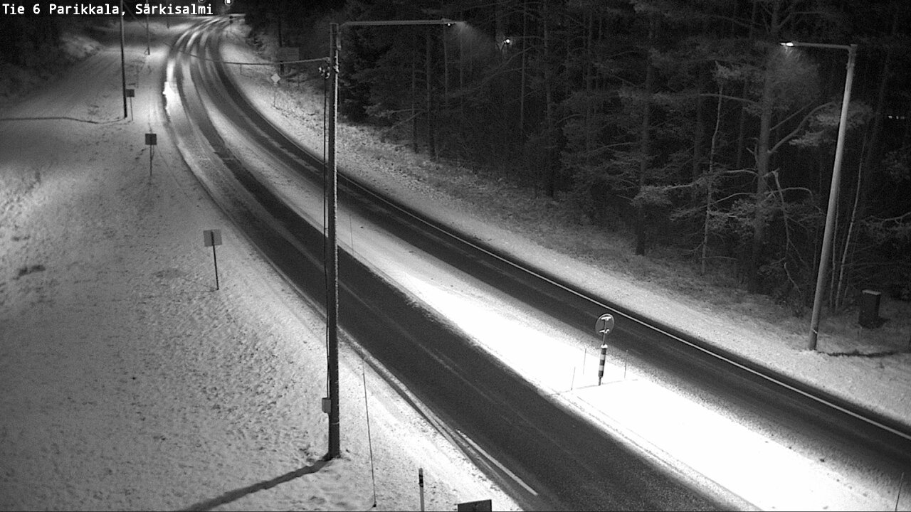 Weather Camera Image Väg 6 Parikkala, Särkisalmi, Parikkala, Etelä-Karjala
