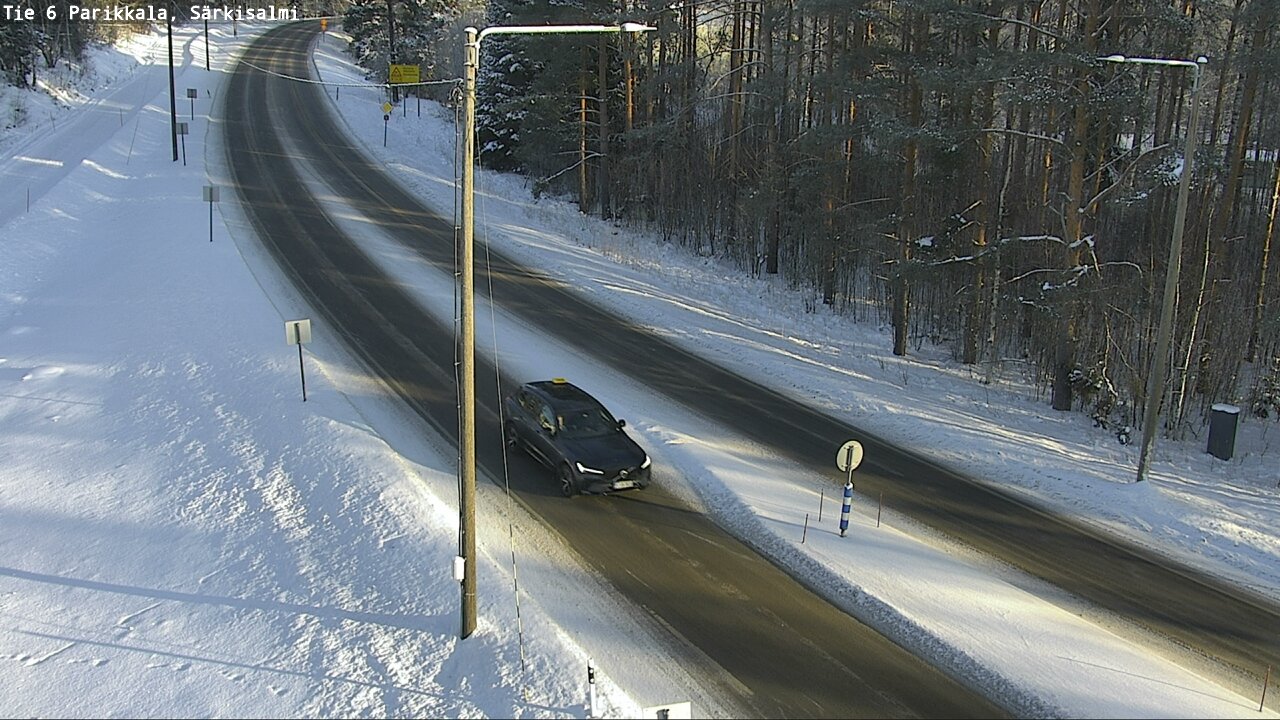 Weather Camera Image Väg 6 Parikkala, Särkisalmi, Parikkala, Etelä-Karjala