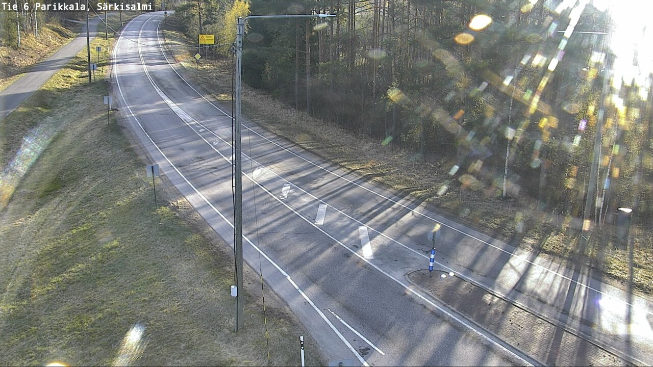 Weather Camera Image Väg 6 Parikkala, Särkisalmi, Parikkala, Etelä-Karjala