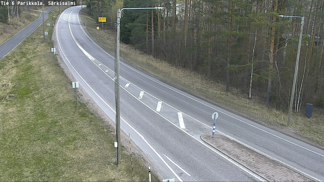 Weather Camera Image Väg 6 Parikkala, Särkisalmi, Parikkala, Etelä-Karjala