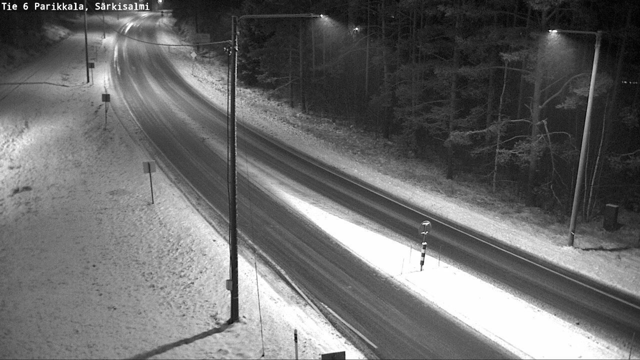 Weather Camera Image Väg 6 Parikkala, Särkisalmi, Parikkala, Etelä-Karjala