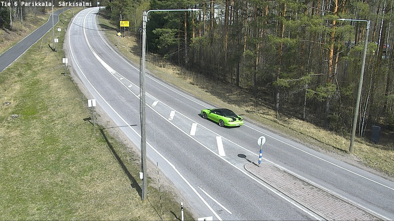 Weather Camera Image Väg 6 Parikkala, Särkisalmi, Parikkala, Etelä-Karjala
