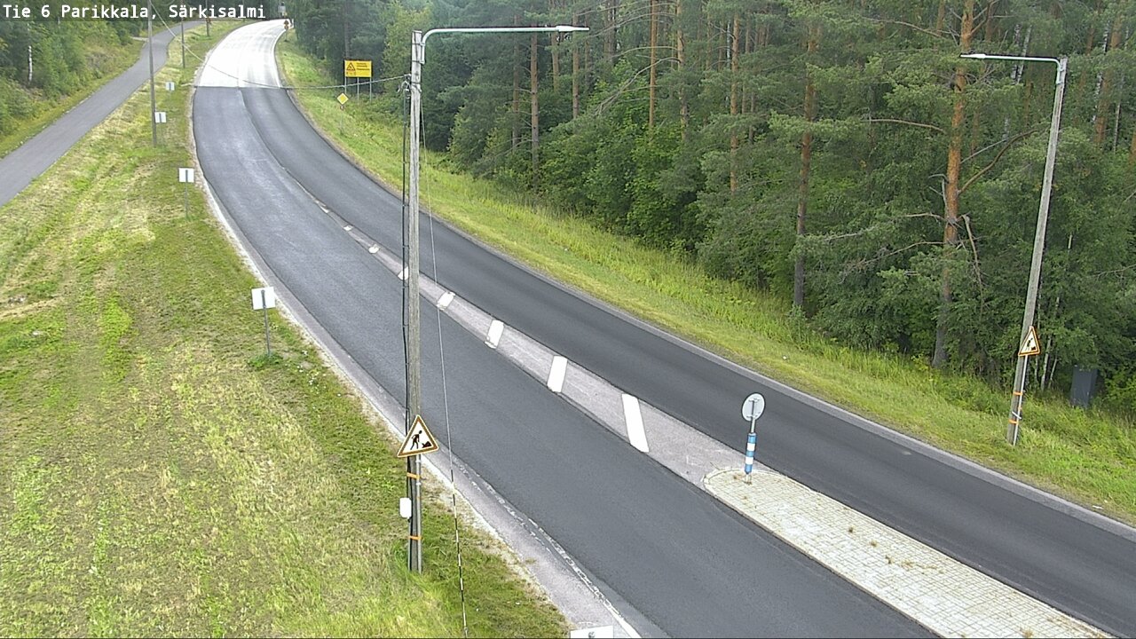 Weather Camera Image Road 6 Parikkala, Särkisalmi, Parikkala, Etelä-Karjala