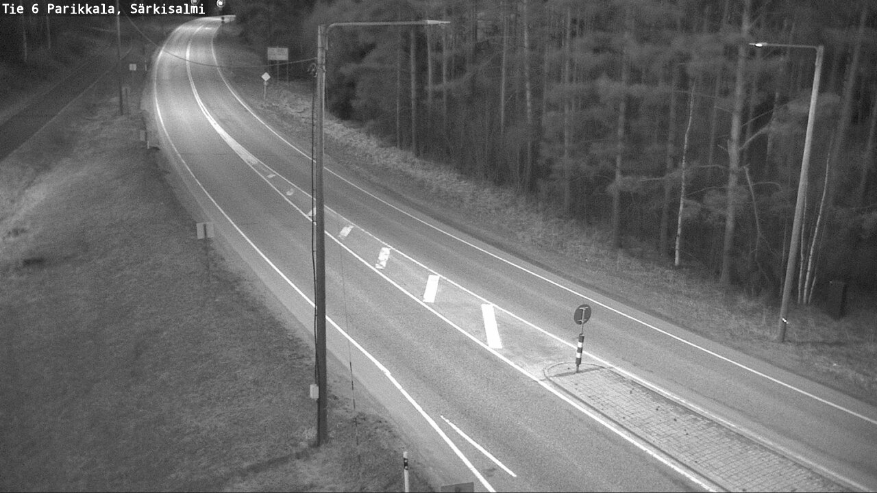 Weather Camera Image Väg 6 Parikkala, Särkisalmi, Parikkala, Etelä-Karjala