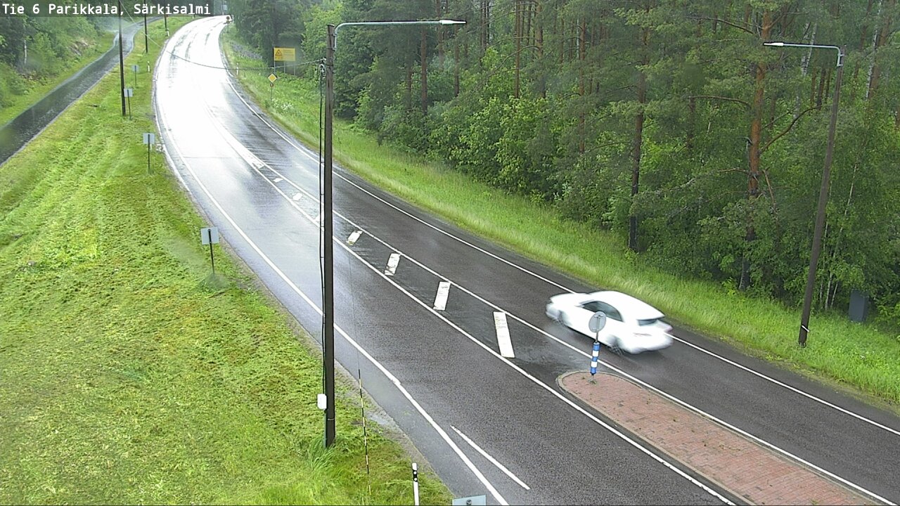 Weather Camera Image Road 6 Parikkala, Särkisalmi, Parikkala, Etelä-Karjala