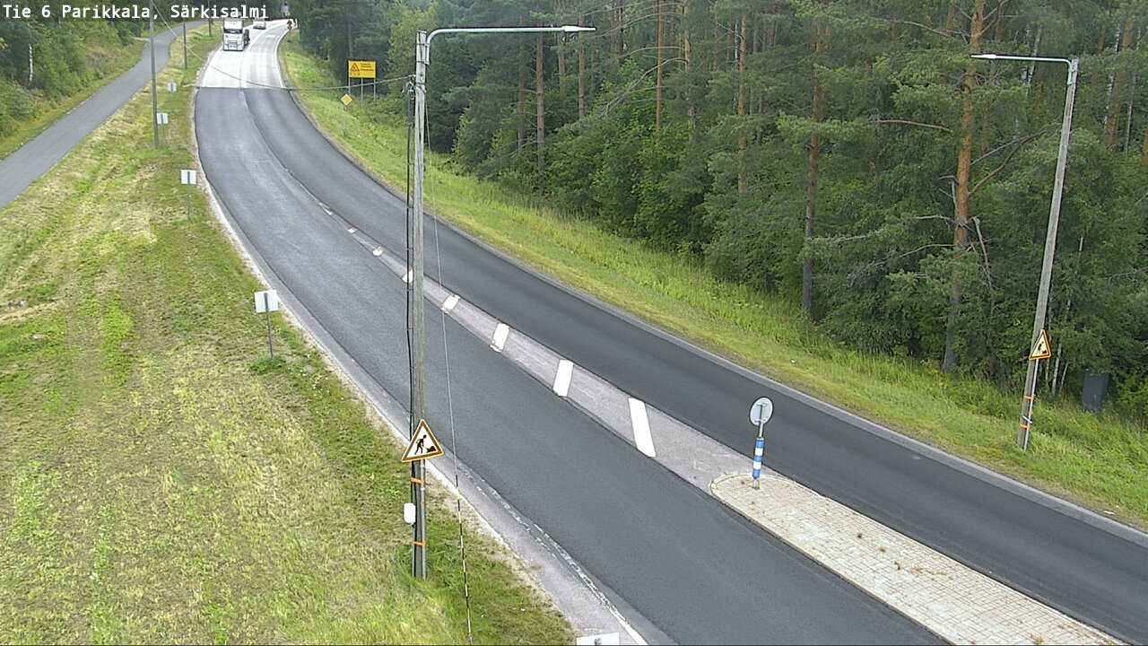 Weather Camera Image Road 6 Parikkala, Särkisalmi, Parikkala, Etelä-Karjala