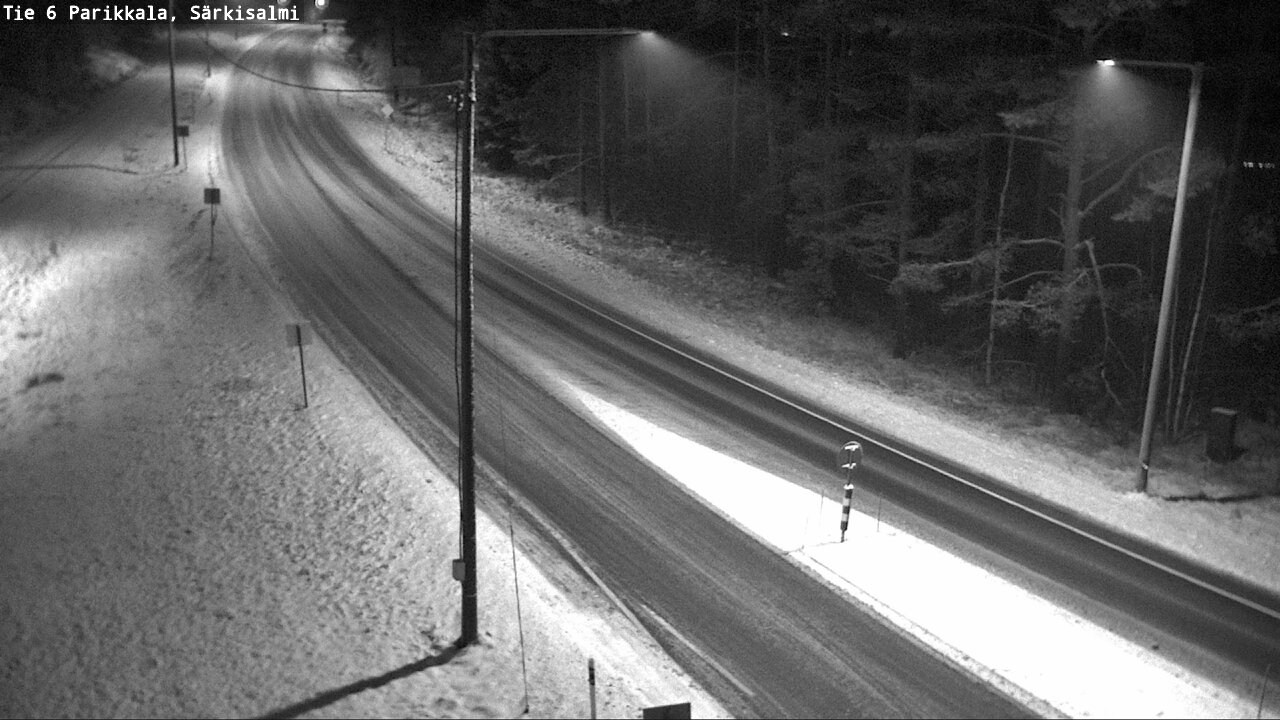 Weather Camera Image Väg 6 Parikkala, Särkisalmi, Parikkala, Etelä-Karjala