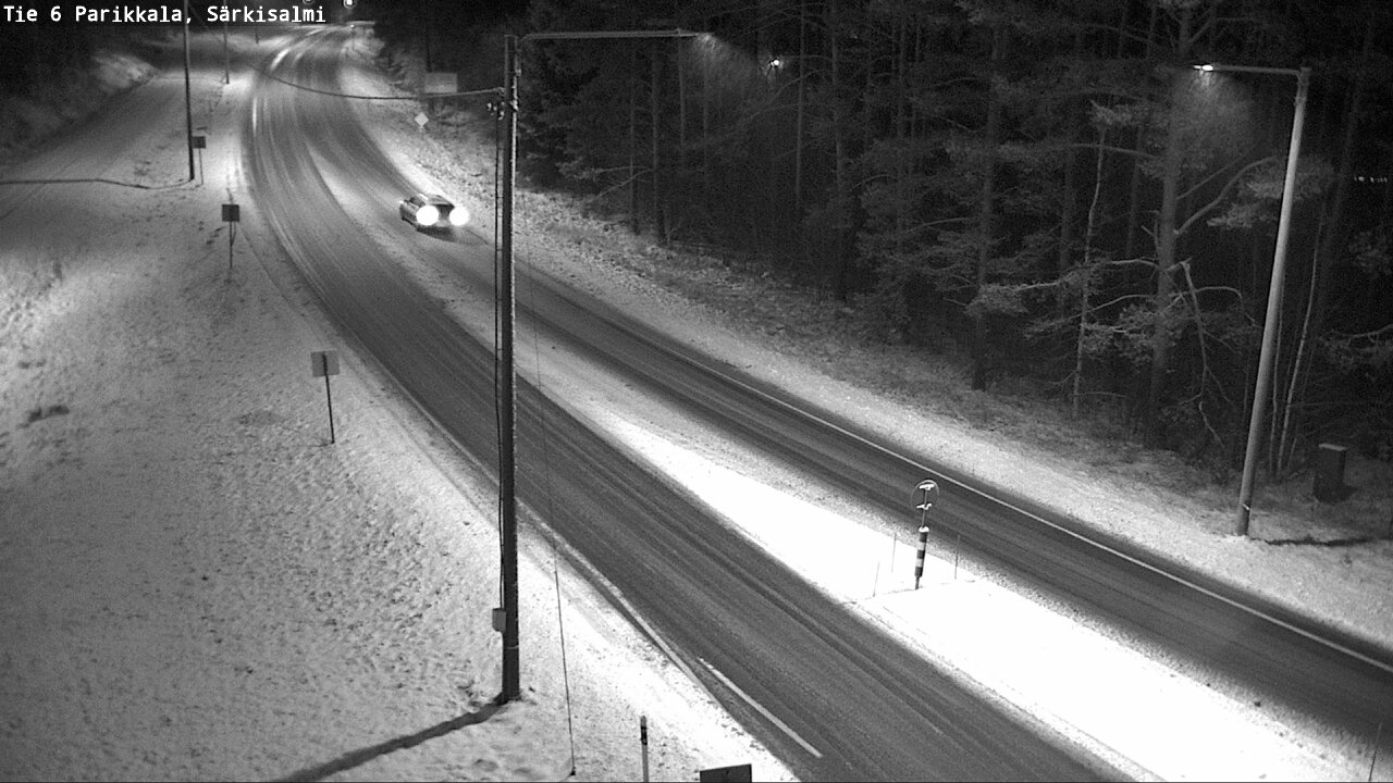 Weather Camera Image Väg 6 Parikkala, Särkisalmi, Parikkala, Etelä-Karjala
