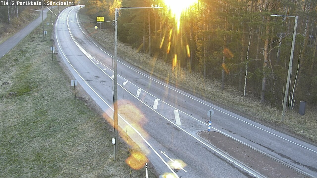 Weather Camera Image Väg 6 Parikkala, Särkisalmi, Parikkala, Etelä-Karjala