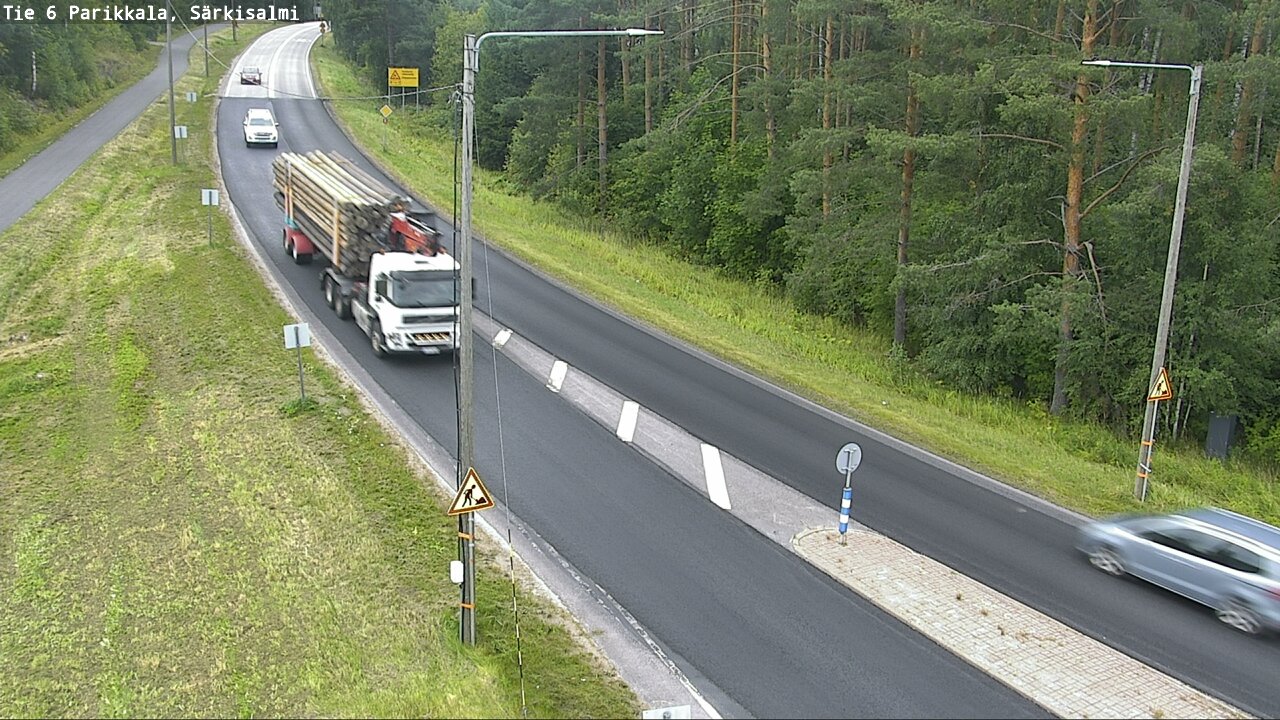 Weather Camera Image Road 6 Parikkala, Särkisalmi, Parikkala, Etelä-Karjala
